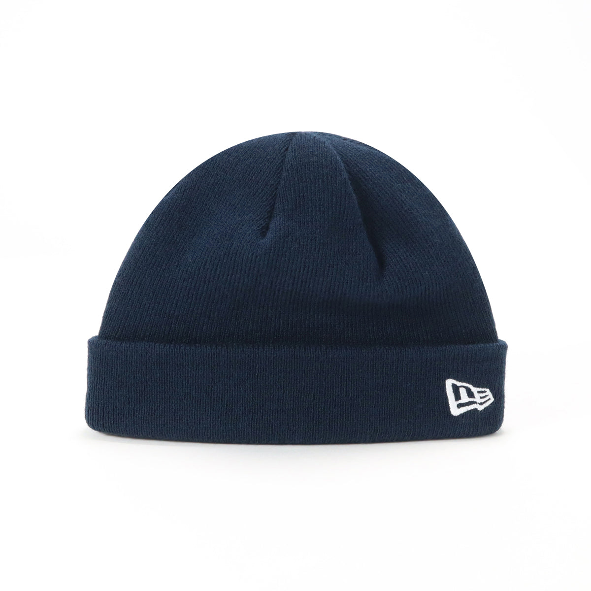 ニューエラ キャップ BASIC CUFF KNIT SHORT ネイビー・ホワイト – ONSPOTZ