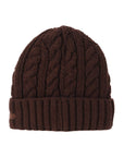 ニューエラ LOWGAUGE CUFF KNIT/WOOL BLEND WOOL BLEND ブラウン