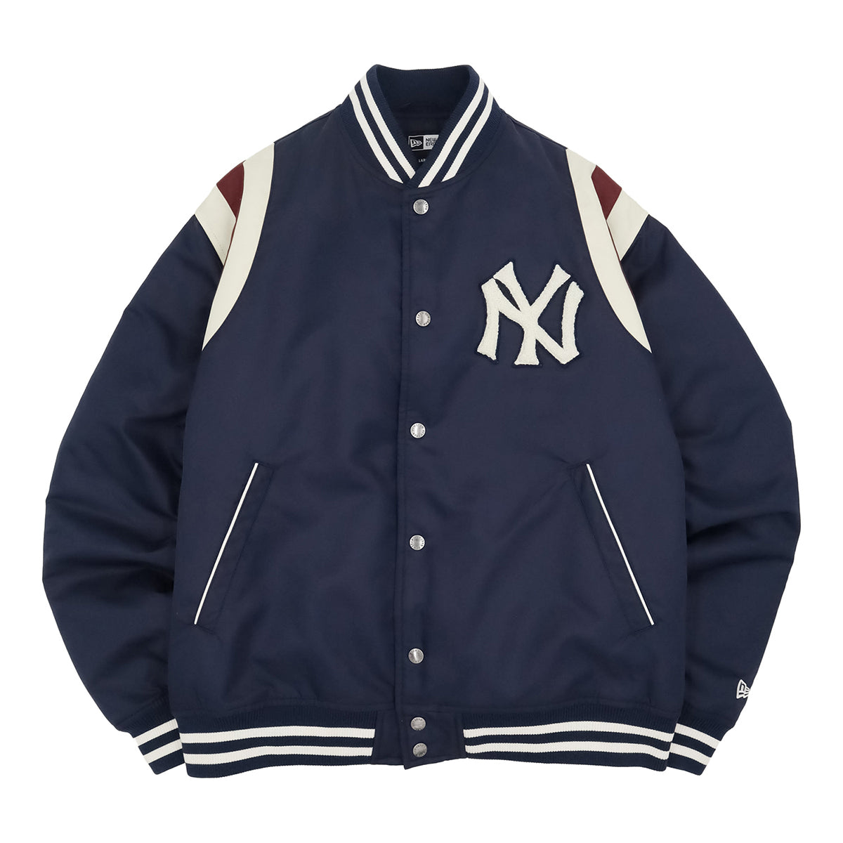 NEWERA MLBクーパーズタウン NYLON VARSITY JACKET ニューエラ キャップ NYLON VARSITY COOPERS TOWN NYネイビー – ONSPOTZ
