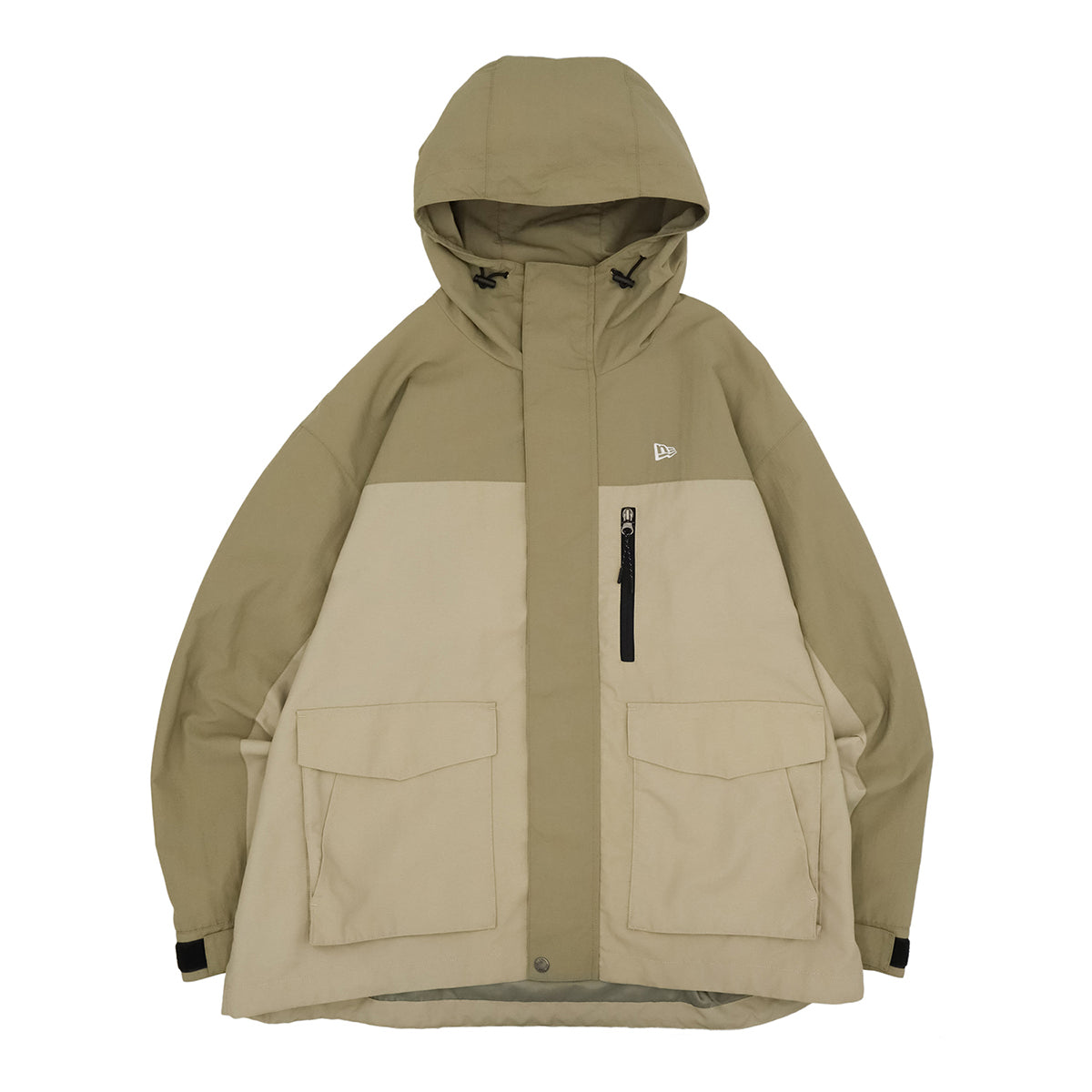 美品　NEW ERAマウンテンパーカー Mペブル NEW ERA ニューエラ マウンテンパーカー ジャケット アウター