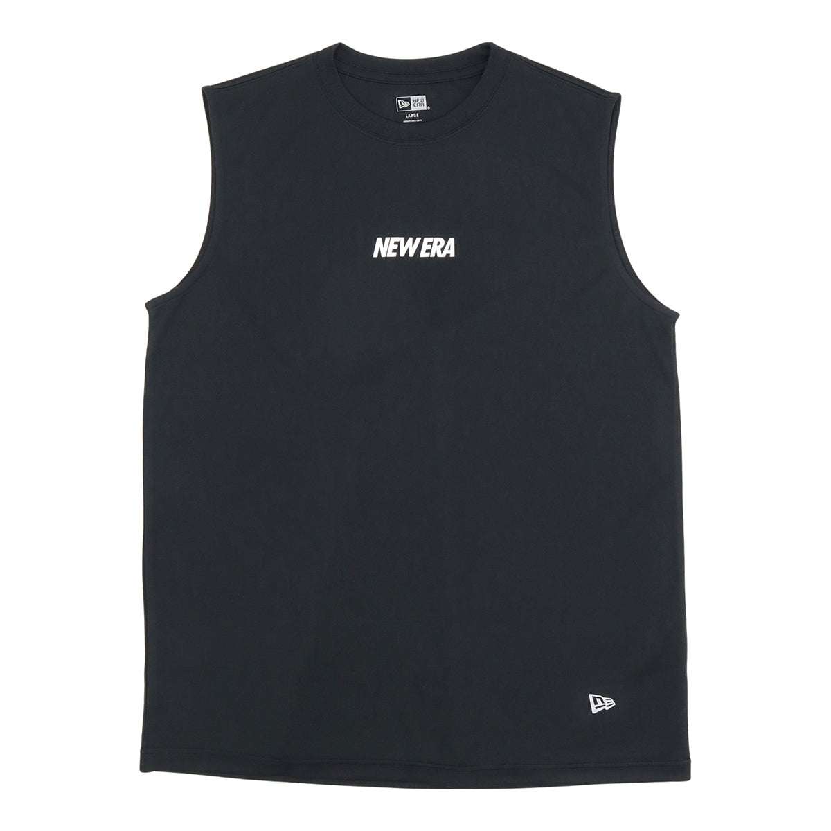 Tシャツ・カットソー New Era Tech Sleeveless Black ニューエラ キャップ SLEEVELESS TECH TEE WORDMARK LOGO
