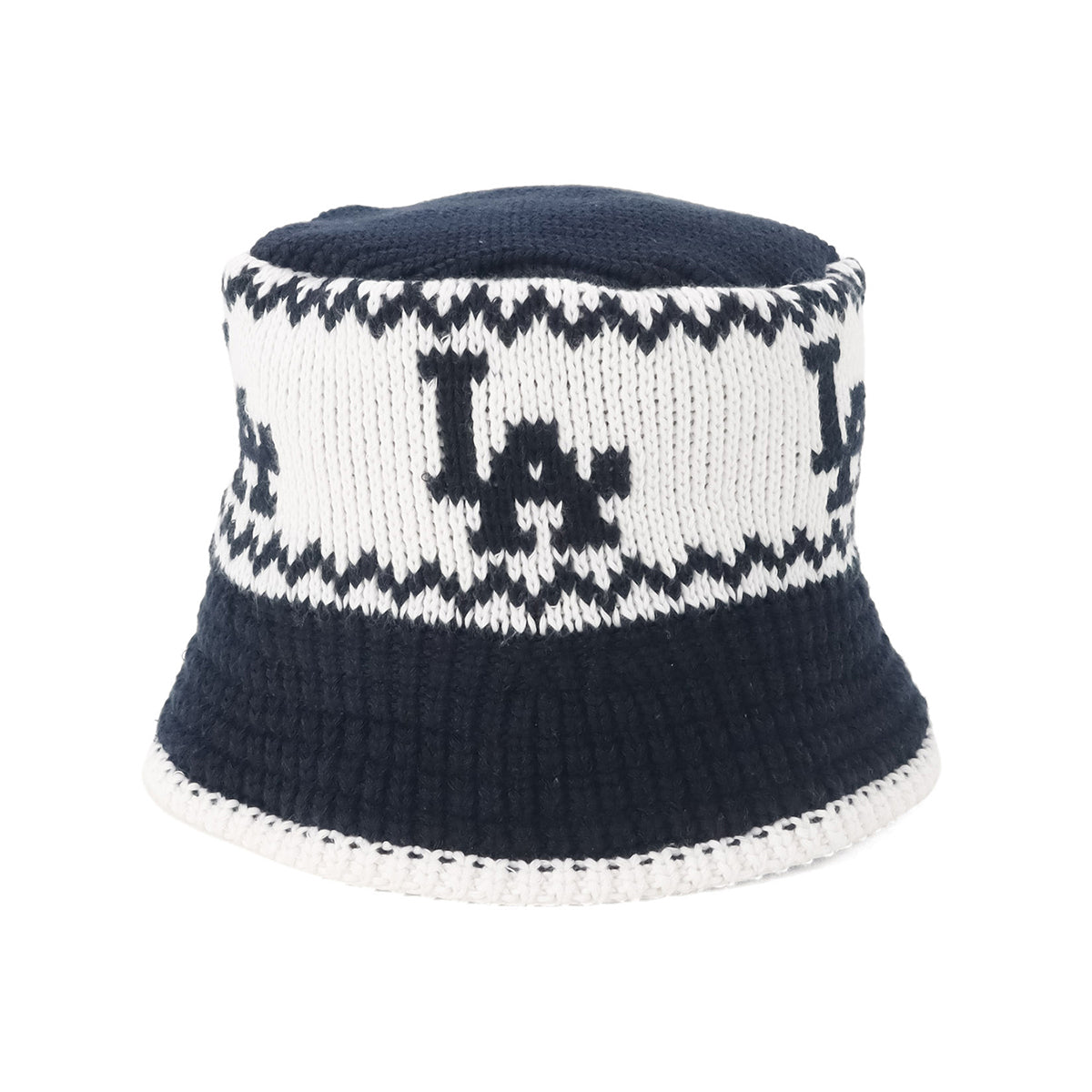 ニューエラ キャップ KNIT BUCKET POWERED BY GORO LAネイビー