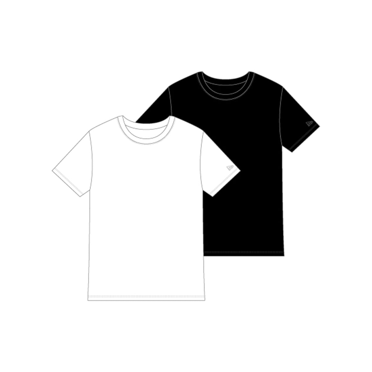 ニューエラ キャップ WOMEN'S 2-PACK S/S COTTON TEE ホワイト