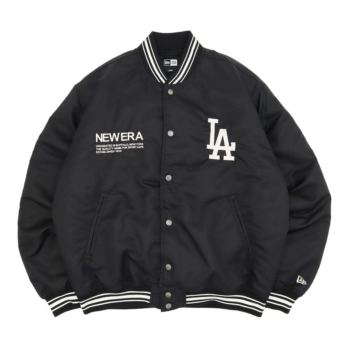 ニューエラ キャップ NYLON VARSITY JACKET LAブラック – ONSPOTZ