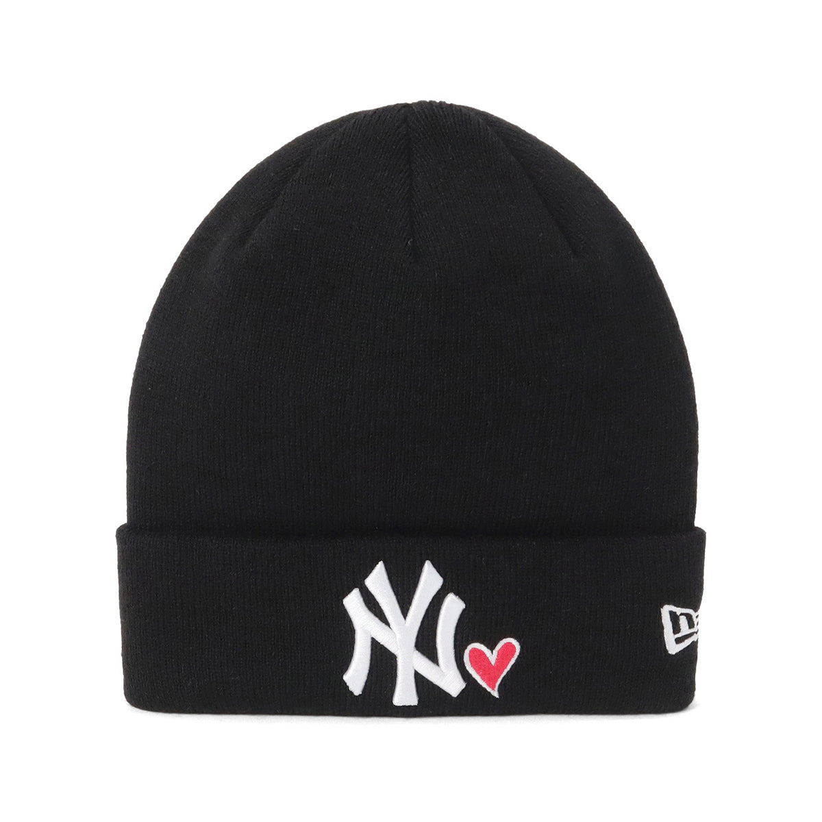 ニューエラ キャップ BASIC CUFF KNIT HEART NYブラック – ONSPOTZ