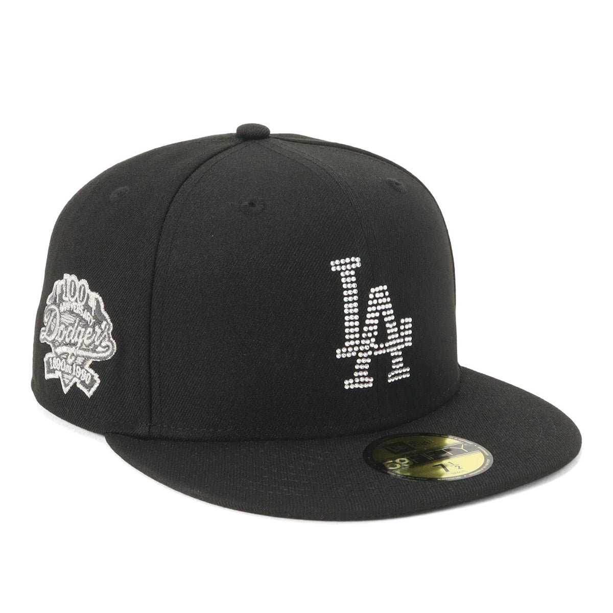 ニューエラ キャップ 59FIFTY RHINESTONE SIDE PATCH LAブラック – ONSPOTZ