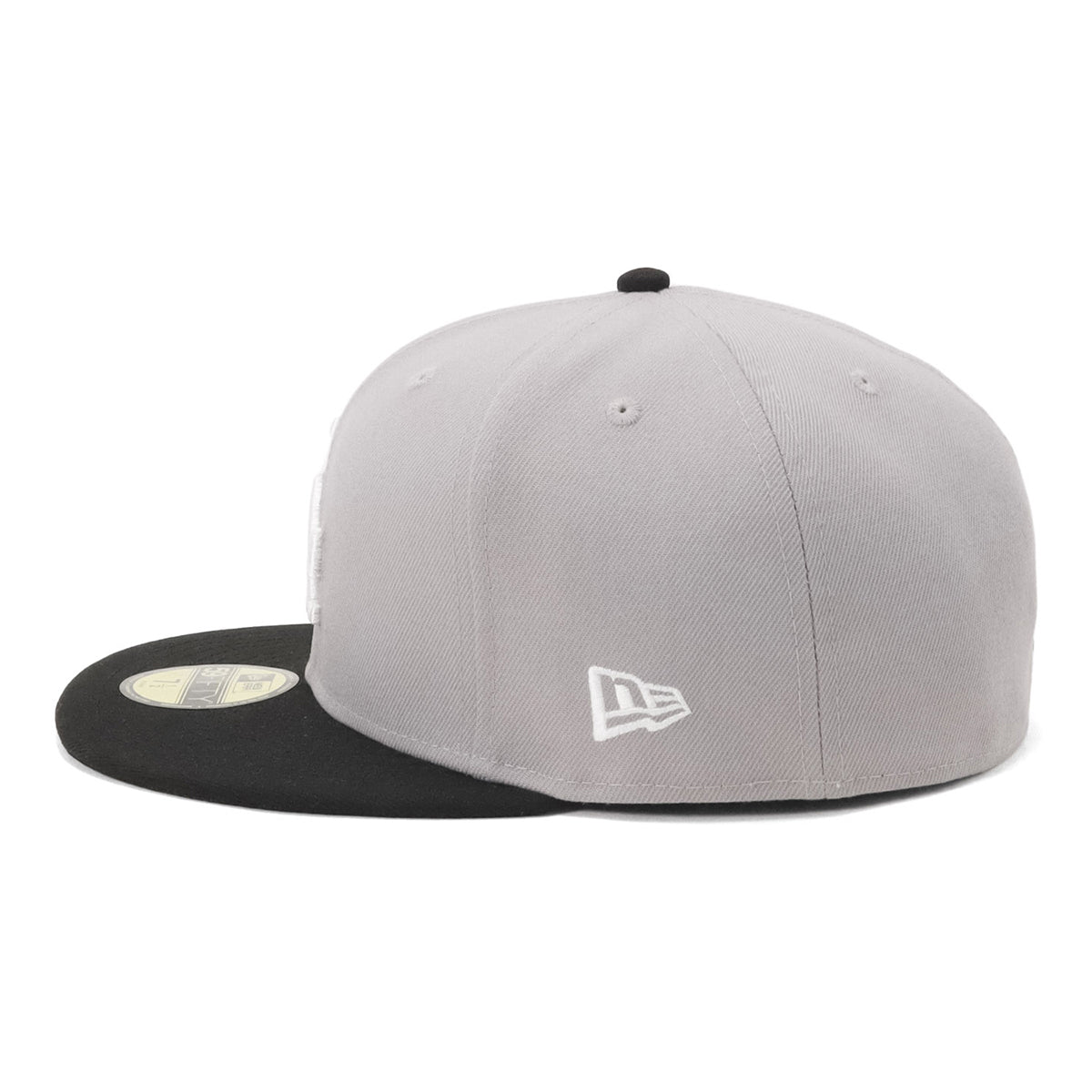 ニューエラ キャップ 59FIFTY SIDE PATCH 2-TONE LAグレー/ブラック