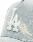 ニューエラ 9FORTY A-FRAME / CLOTH STRAP SPLASH PAINT DENIM LAウォッシュドデニム