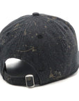 ニューエラ 9FORTY A-FRAME / CLOTH STRAP SPLASH PAINT DENIM LAブラックウォッシュデニム