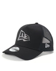 ニューエラ YOUTH 9FORTY A-FRAME TRUCKER RHINESTONE FLAG LOGO ブラック
