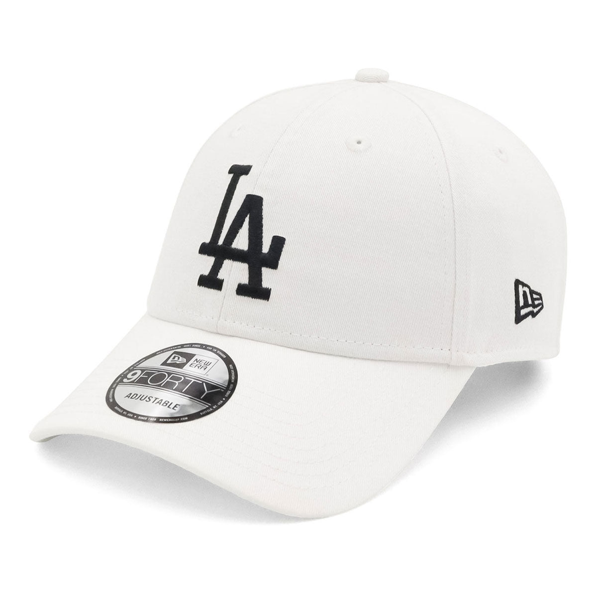 ホワイト LAロゴ キャップ 9FORTY デコレーション New Era 70819727 Los Angeles Dodgers Chrome Logo 9Forty Snapback