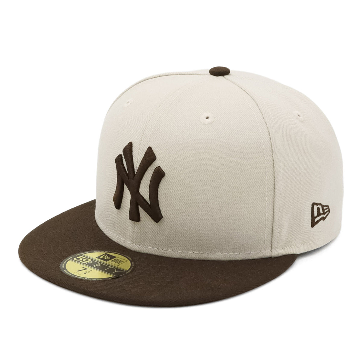 【NewEra】最高級ストーンニューエラキャップ ニューエラ キャップ 59FIFTY 2-TONE NYストーン/ウォルナット