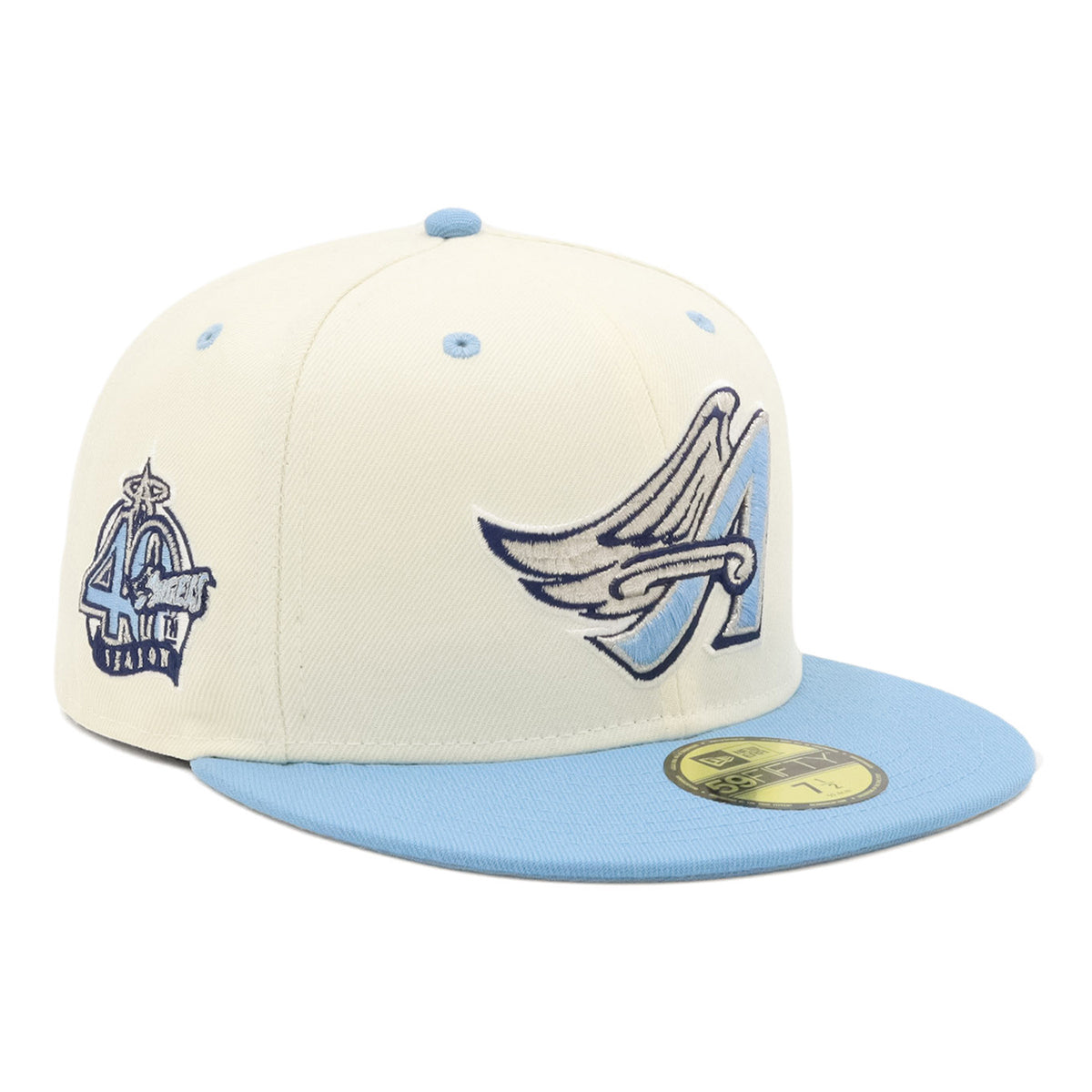 ニューエラ キャップ 59FIFTY SIDE PATCH 2-TONE LAAクローム/スカイ