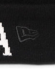ニューエラ BASIC CUFF KNIT FLAG LOGO JACQUARD ブラック