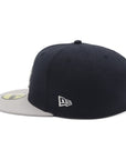 ニューエラ 59FIFTY SIDE PATCH 2-TONE LAネイビー