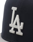 ニューエラ 59FIFTY SIDE PATCH 2-TONE LAネイビー