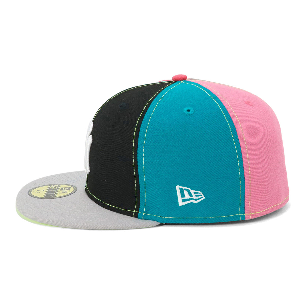にら ニューエラ キャップ 59FIFTY SIDE PATCH UNDER VISOR NY