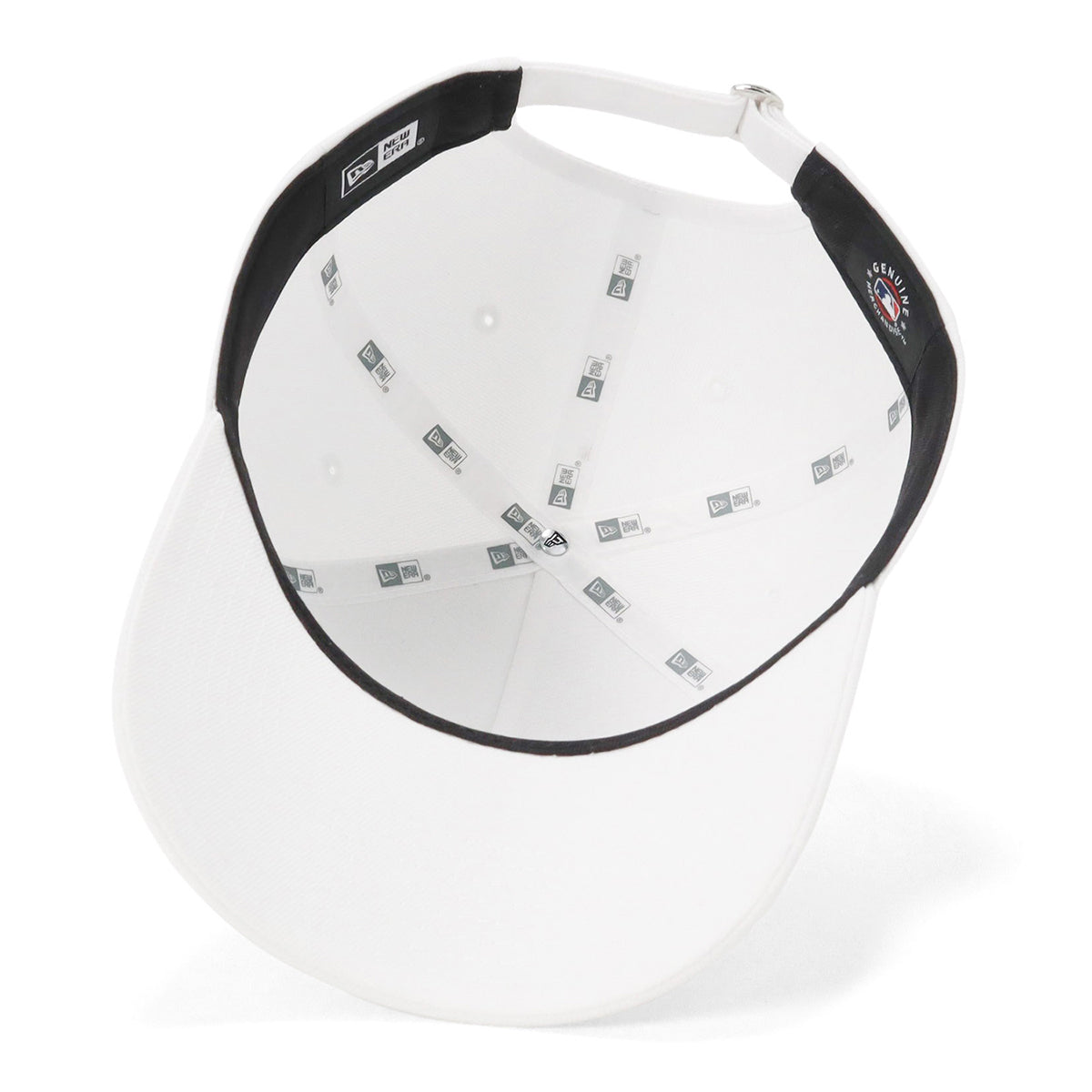 ニューエラ 9FORTY A-FRAME / CLOTH STRAP METAL BADGE MLB NYホワイト