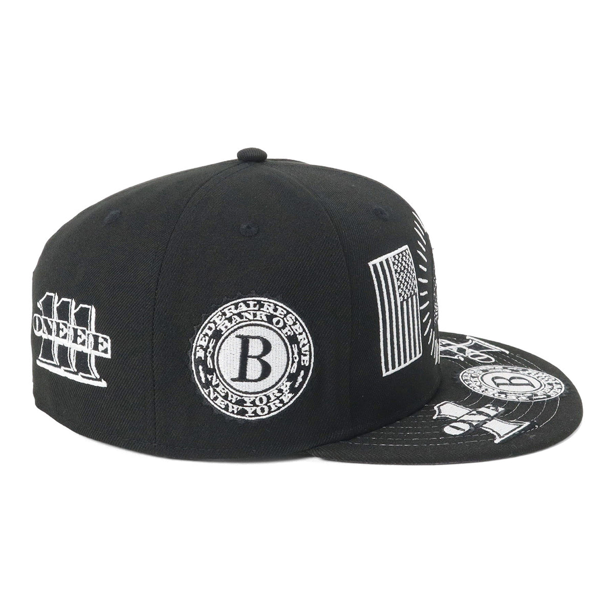 ニューエラ キャップ 59FIFTY DOLLAR ALL OVER UNDER VISOR