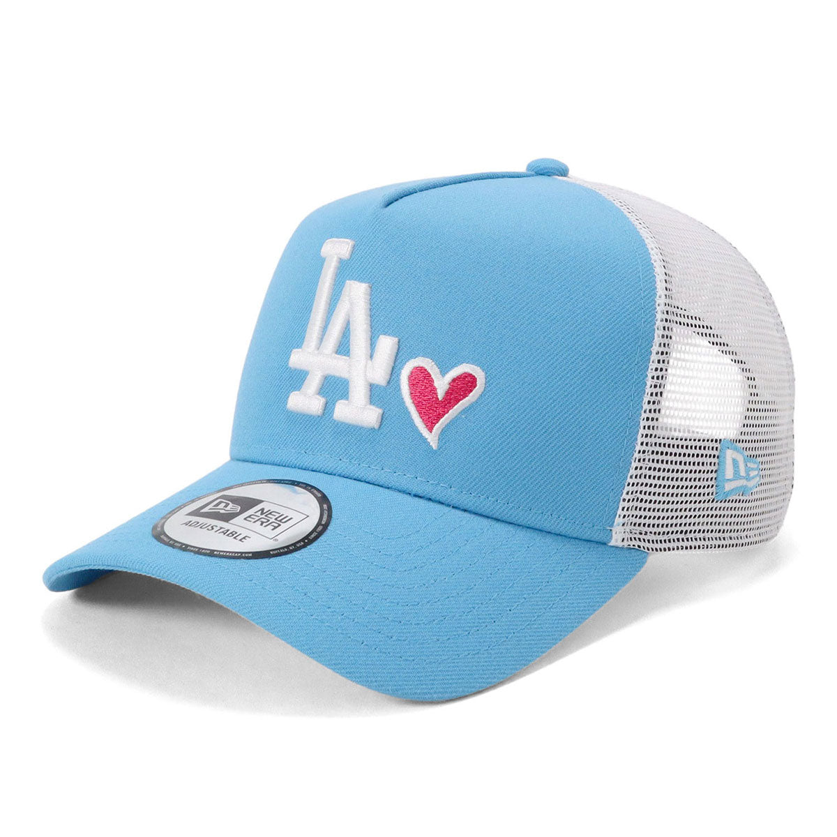 ニューエラ キャップ 9FORTY A-FRAME TRUCKER HEART LAラディアント