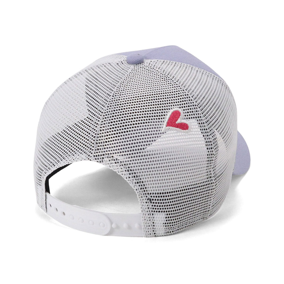 ニューエラ キャップ 9FORTY A-FRAME TRUCKER HEART LAラベンダー