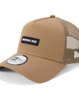 ニューエラ 9FORTY A-FRAME TRUCKER RUBBER PATCH カーキ