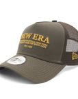 ニューエラ 9FORTY A-FRAME TRUCKER DUCK CANVAS モス