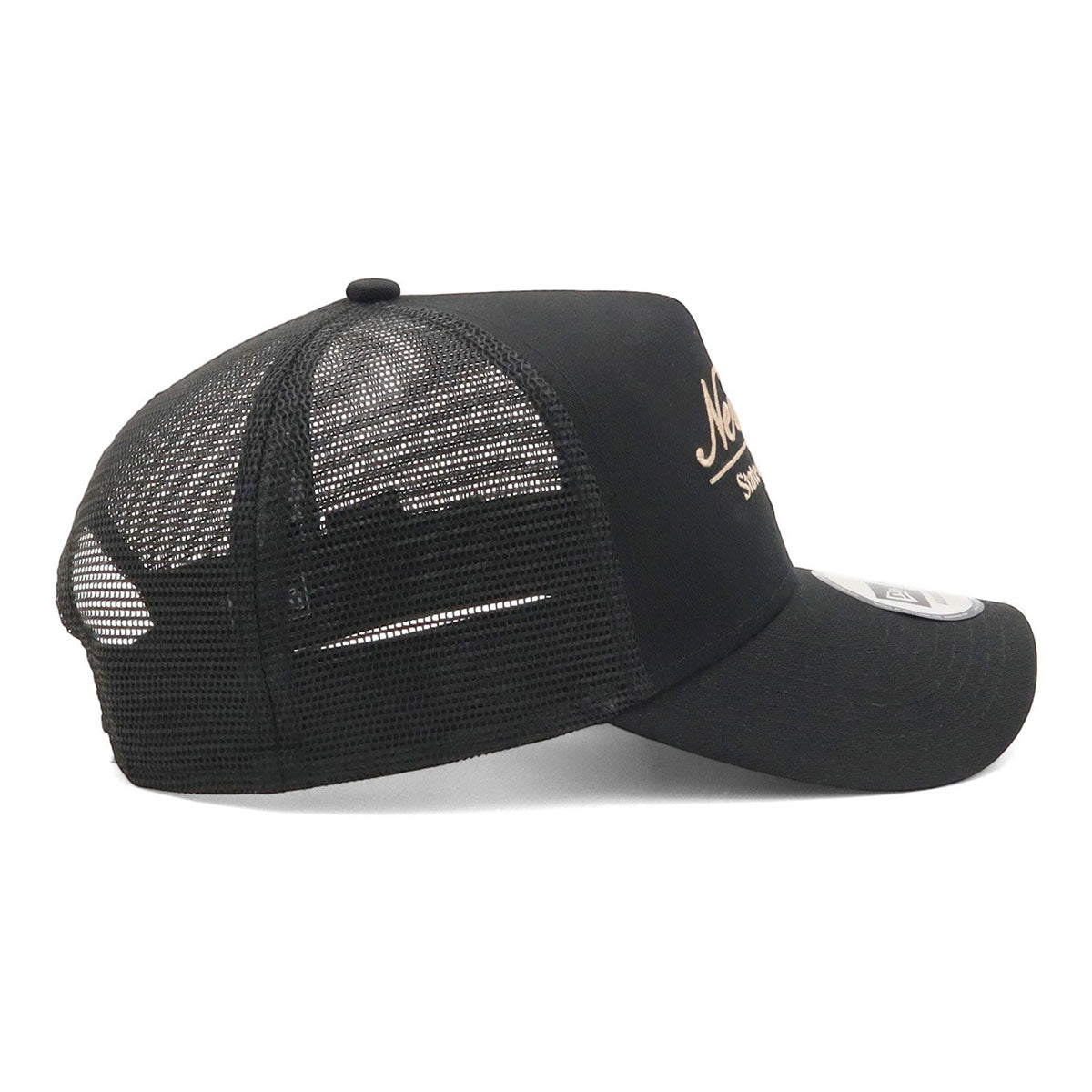 ニューエラ キャップ 9FORTY A-FRAME TRUCKER CLASSIC SCRIPT ブラック