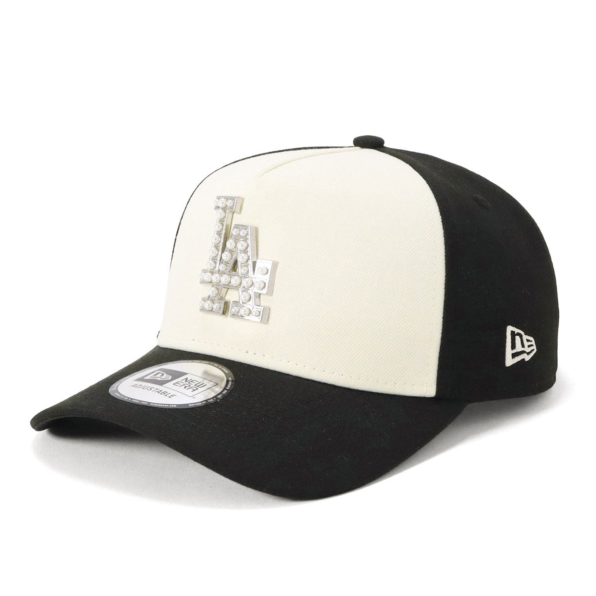 ニューエラ 9FORTY A-Frame MLB パール ニューエラ キャップ 9FORTY A-FRAME MLB PEARL BADGE LAブラック
