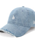 ニューエラ 9TWENTY MLB DAMAGED CAP LAウォッシュドデニム