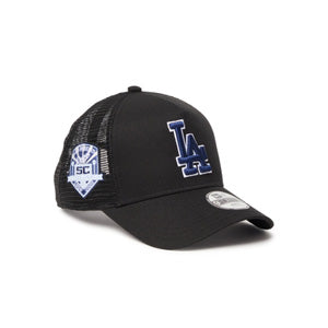 ニューエラ キャップ YOUTH 9FORTY A-FRAME TRUCKER MLB SIDE PATCH LA