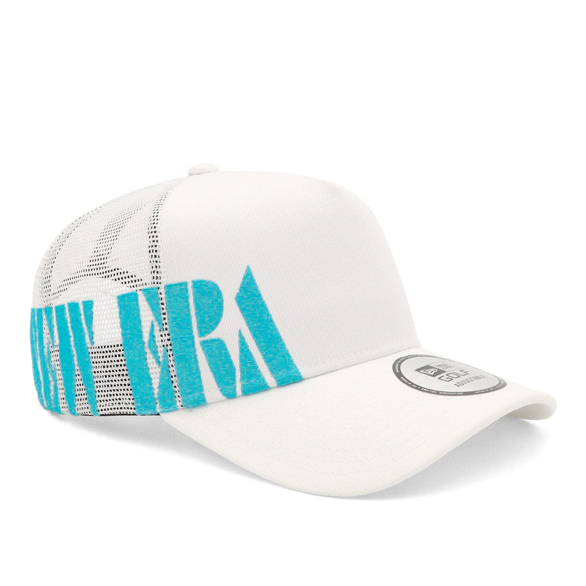 ニューエラ キャップ 9FORTY A-FRAME TRUCKER STENCIL LOGO ホワイト