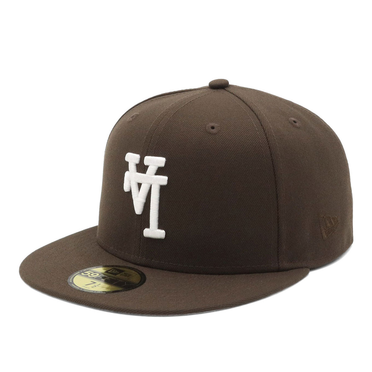 ニューエラ キャップ 59FIFTY MLB UPSIDE DOWN LAウォルナット