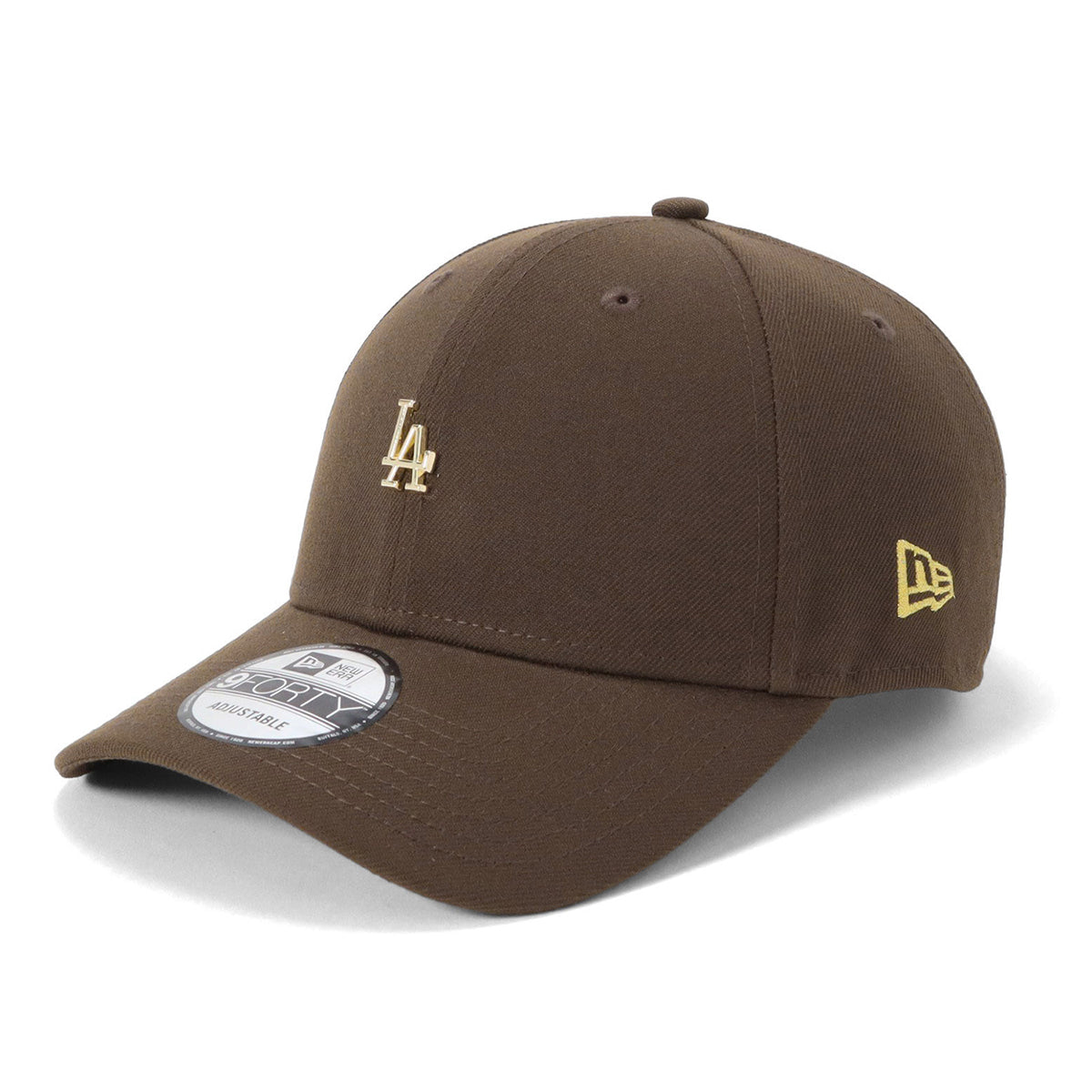 ニューエラ キャップ 9FORTY / CLOTH STRAP METAL LOGO LAウォルナット