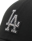 ニューエラ 9FORTY / CLOTH STRAP MLB RHINESTONE LAブラック