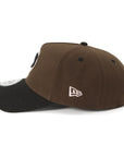 ニューエラ 9FORTY A-FRAME / CLOTH STRAP SIDE PATCH 2-TONE UNDER VISOR CHCウォルナット/ブラック
