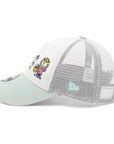 ニューエラ YOUTH 9TWENTY TRUCKER PEANUTS ホワイト/フレッシュミント