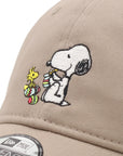 ニューエラ YOUTH 9TWENTY / CLOTH STRAP PEANUTS アッシュブラウン