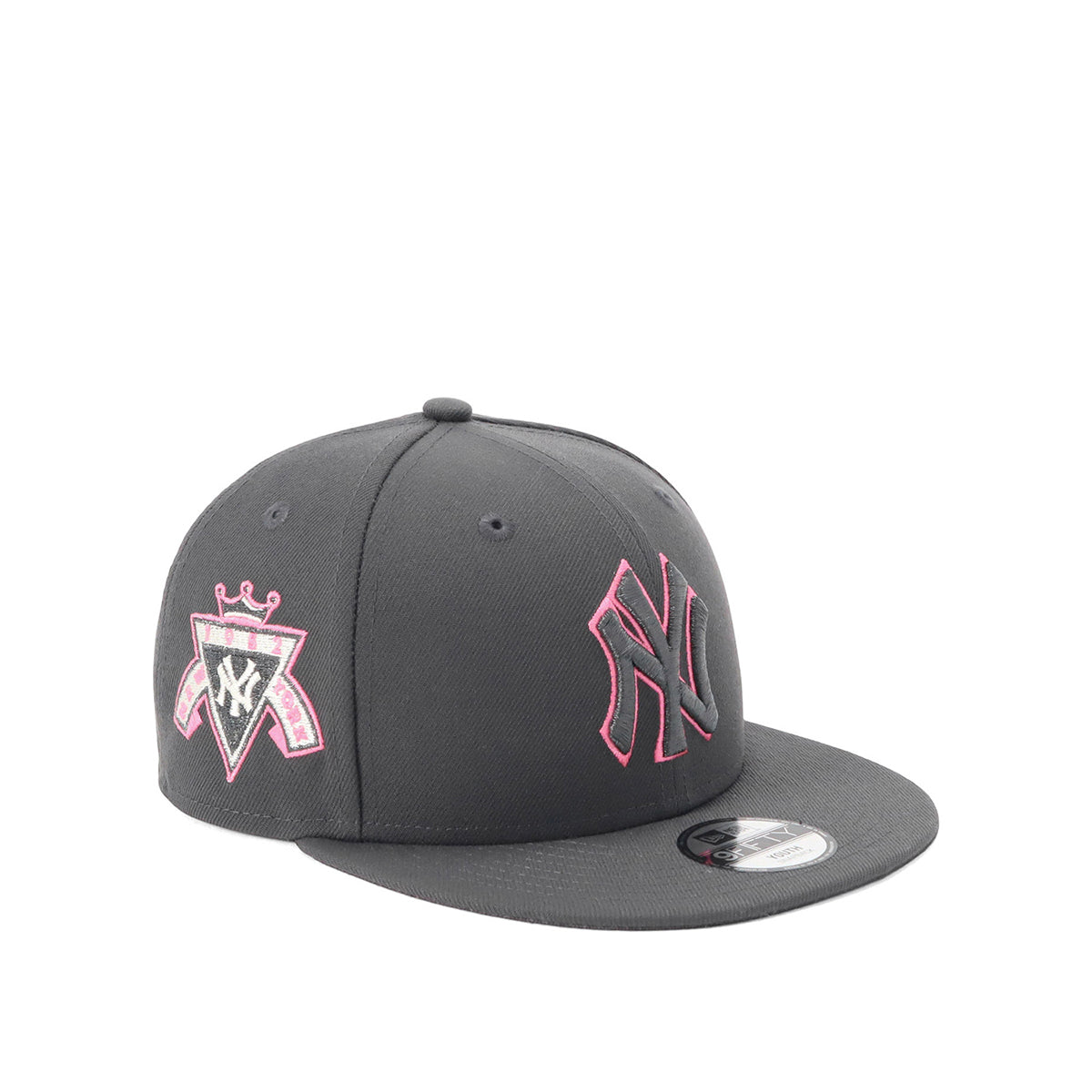 ニューエラ キャップ YOUTH 9FIFTY MLB FLASH COLORS NYグラファイト