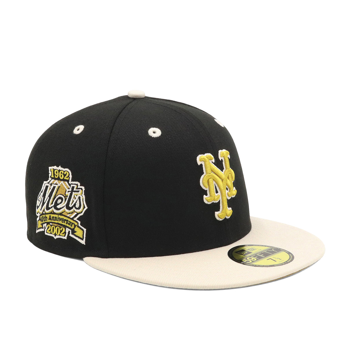 New Era 59FIFTY キャップ 7 1/2 黒金 中古・古着通販】New Era (ニューエラ) キャップ ブラック×ゴールド