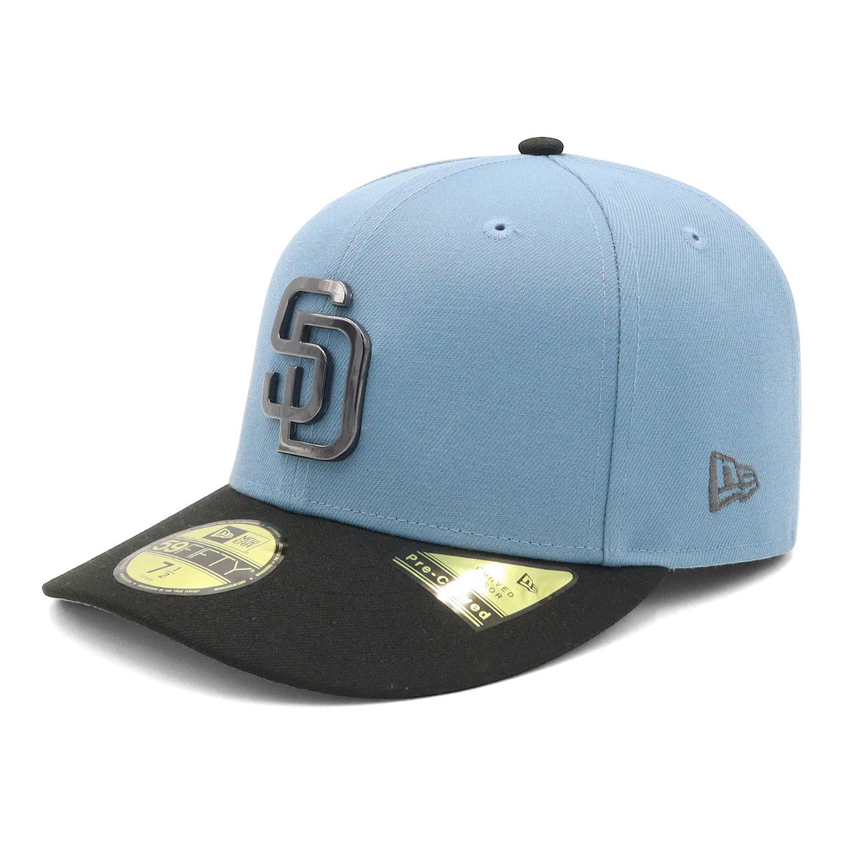 ニューエラ キャップ PRE-CURVED 59FIFTY METAL BADGE MLB SDフェ 