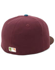 ニューエラ 59FIFTY MLB DEEP AUTUMN TORマルーン