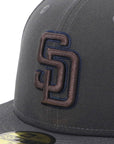 ニューエラ 59FIFTY MLB DEEP AUTUMN SDアンスラサイト