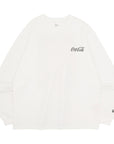 ニューエラ L/S WASHED COTTON TEE COCA-COLA オフホワイト