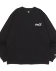 ニューエラ L/S WASHED COTTON TEE COCA-COLA ブラック