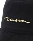 ニューエラ BUCKET-01 CUT OFF HANDWRITTEN METAL LOGO ブラック