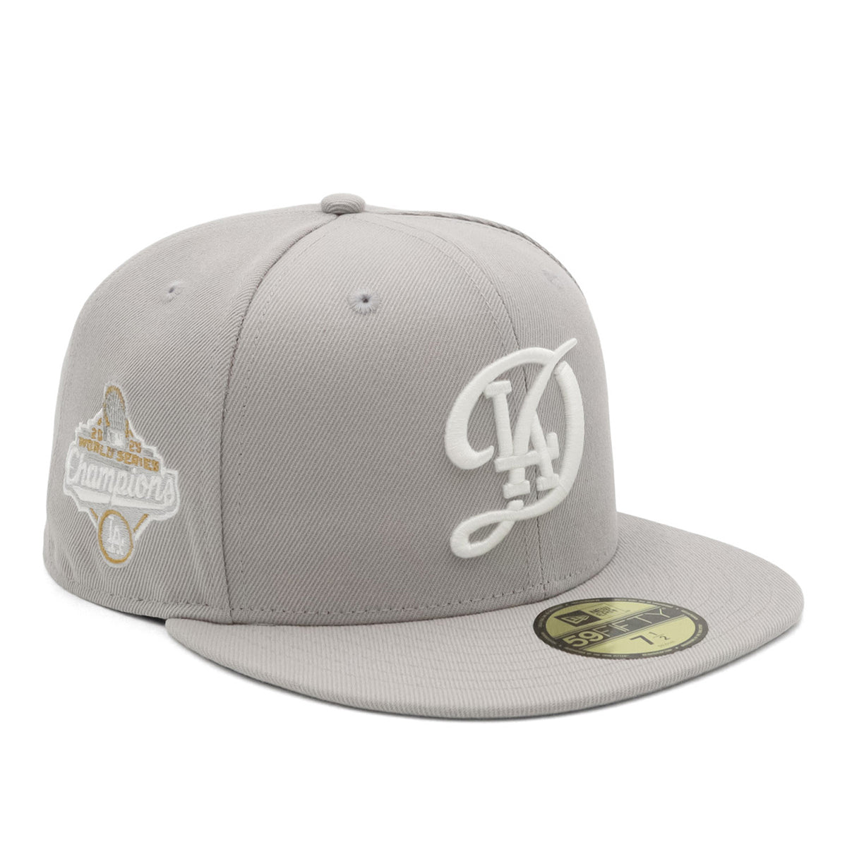ニューエラ キャップ 59FIFTY WORLD SERIES CHAMPION 2025 LAグレー