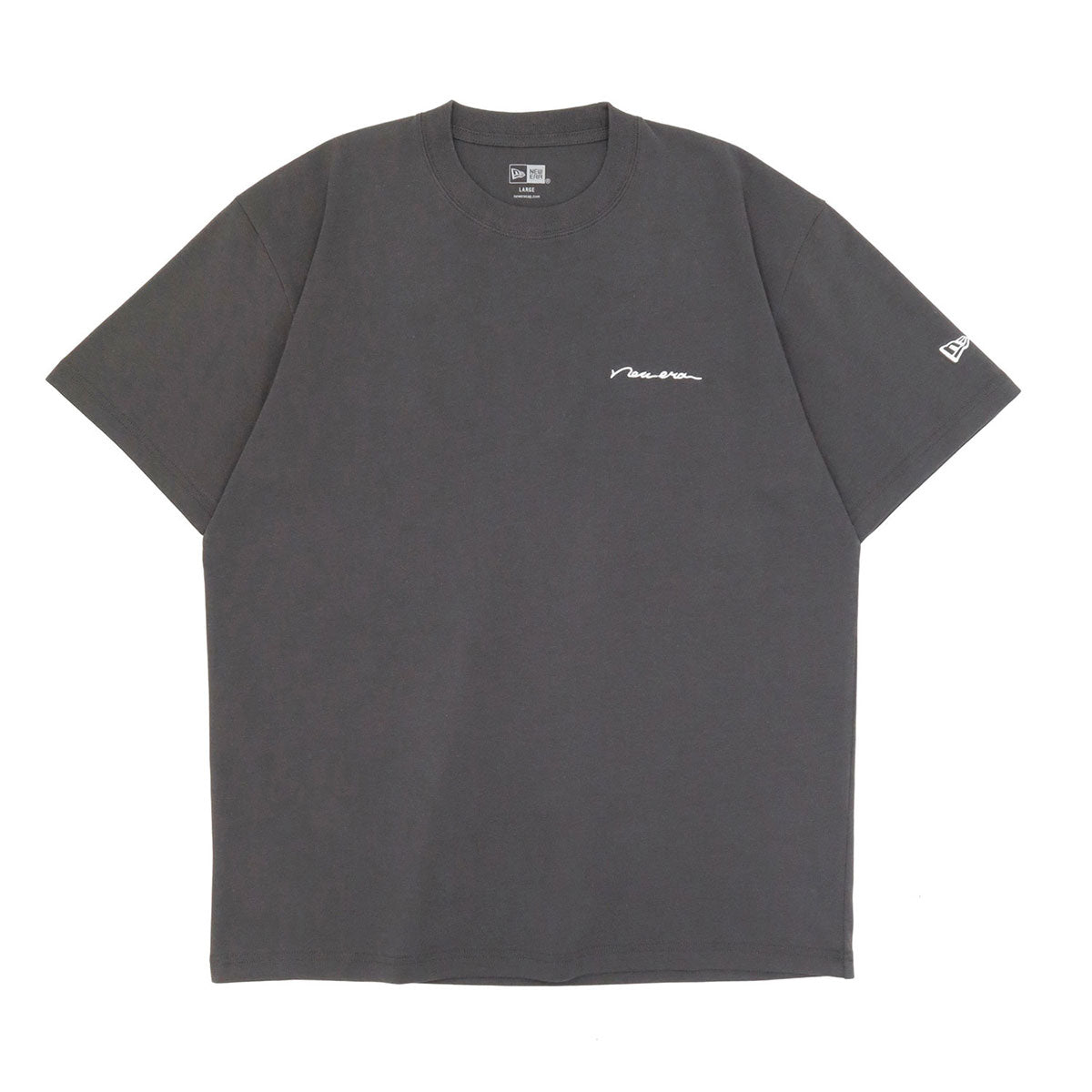 ニューエラ キャップ S/S COTTON TEE HANDWRITTEN LOGO グラファイト 