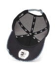 ニューエラ 9FORTY A-FRAME TRUCKER / CLOTH STRAP SPLASH PAINT DENIM NYウォッシュドデニム