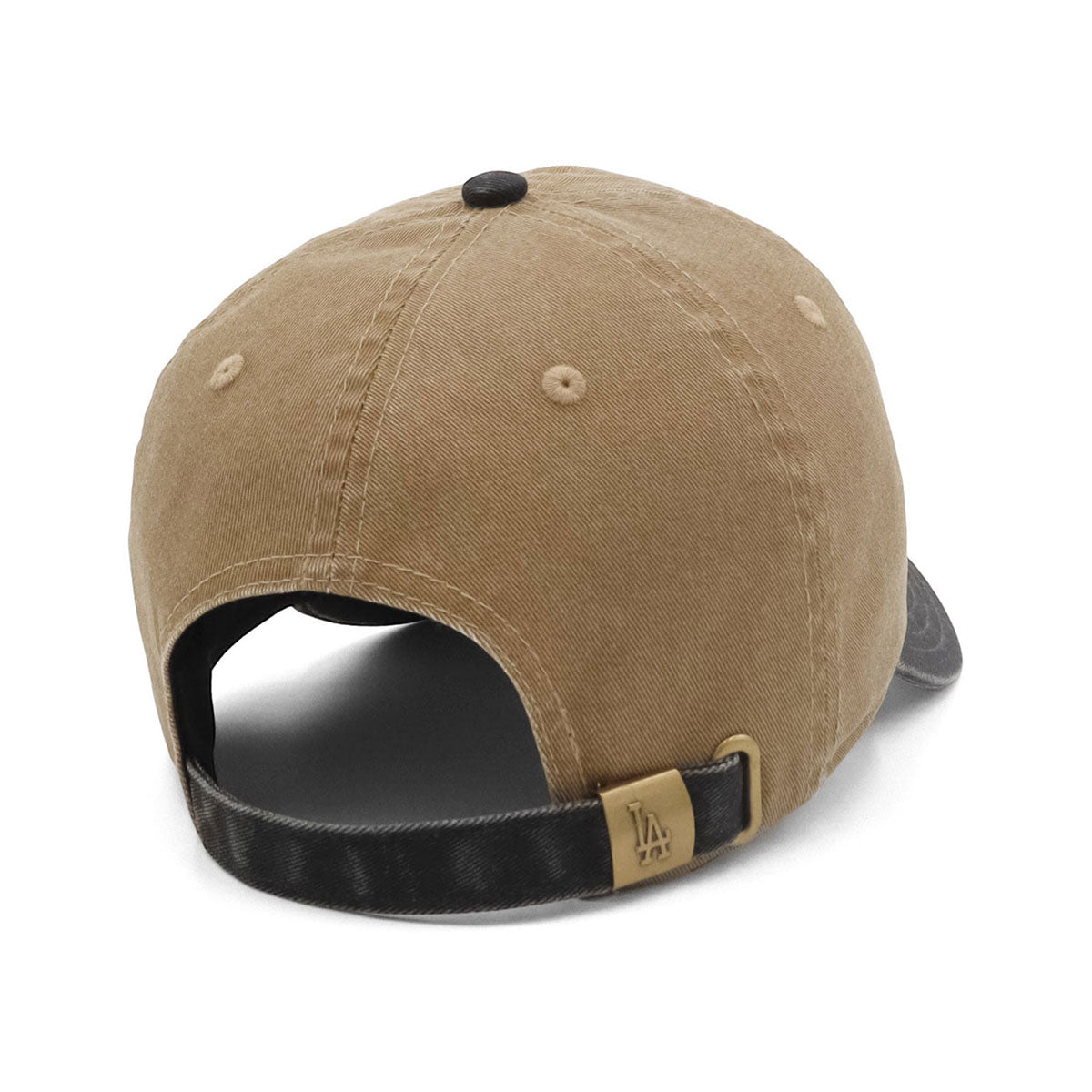 ニューエラ キャップ 9THIRTY MLB VISOR LOGO 2-TONE LAカーキ